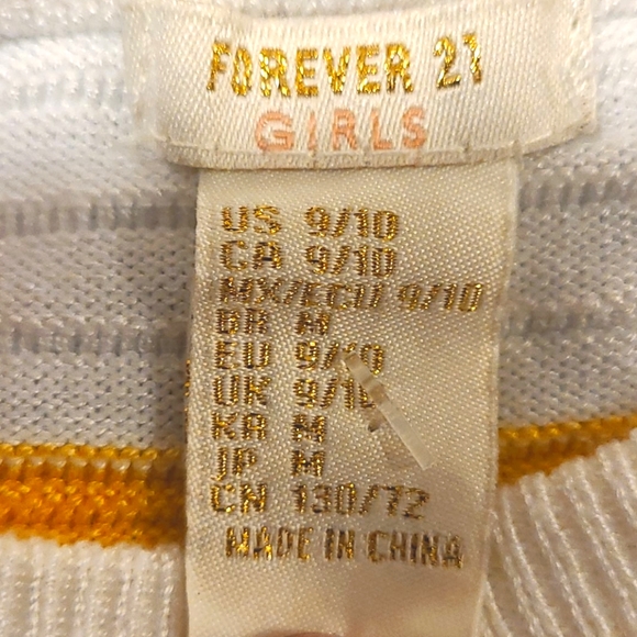 NWT Forever 21 Girls 9/10 crew neck sweater - Picture 6 of 6